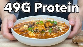 Korean Style Mapo Tofu for an Easy One Pan High Protein Meal