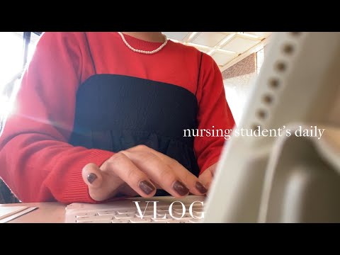 [vlog] 模試の点数に伸び悩む看護学生の日常🫥/国試まで100日切った/切り替えて頑張ろう