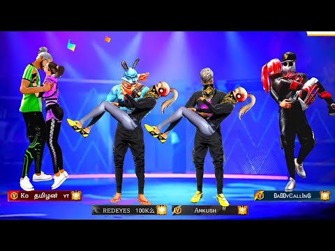 HIP HOP AND NEW EMOTE PRESET ALIGHT😈💥MOTION FF💥🎶||🤡 PANDA🤡-DESIIGNER || JEDAG JEDUG👀 VIRAL ! #004