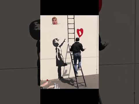 Zach king doing graffiti