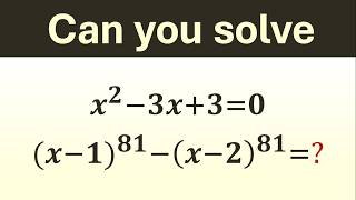 An Outstanding Algebraic Problem | Give It A Try!