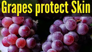 Grape consumption may protect against UV damage to skin
