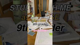 STUDY WITH ME *9TH GRADER* #productive #motivation #studyvlog