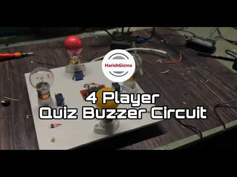 Quiz Circuit || Quiz Circuit Using ATMEGA8a || 4 Player Quiz Circuit