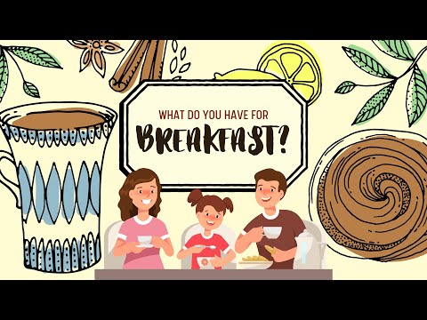 BREAKFAST FOOD for Kids | Spelling Video for Children