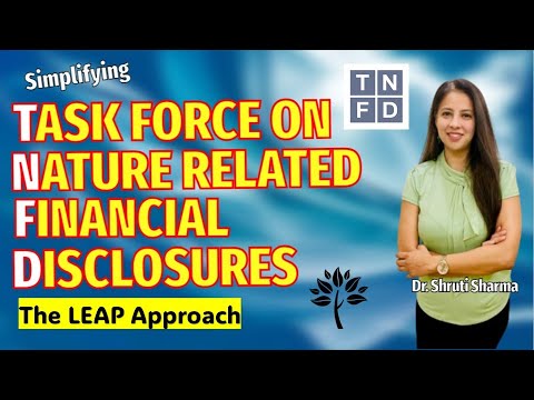 TNFDI Sustainability Reporting I ISSB I LEAPI TCFDI Climate Change I Global Biodiversity Framework