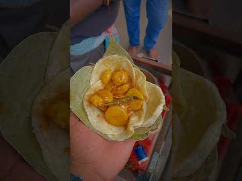 Early Morning Breakfast in Kolkata Only₹20 | Dal Puri Aaloo Dum #streetfood #shorts ￼