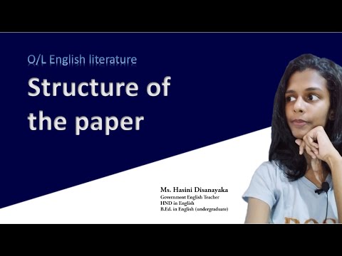 English literature paper structure | lit feels