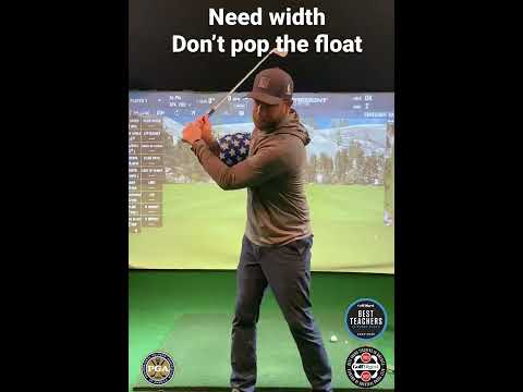 Need more width in your golf swing?? Don’t pop the water wing