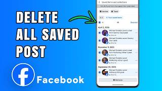 How to Delete All Saved Posts on Facebook - Easy Tutorial