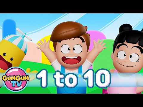 🧮 Learn to Count 1-10 with Tepo, Bubu & Goomi! | Fun Numbers for Kids