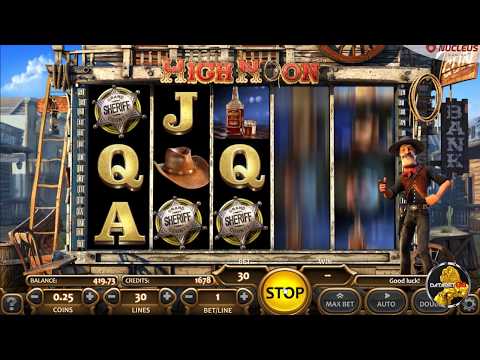 สล็อต ออนไลน์ เกม High noon สวมบทเป็นคาวบอย ยิงให้โบนัสแตก