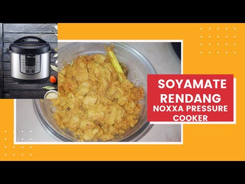 Masak Soyamate (Veg Tauhu) Rendang Dengan Noxxa Pressure Cooker