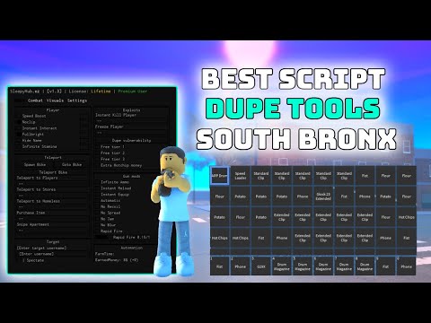 [🔥Dupe ] South Bronx SCRIPT | 💵 Infinite money, Dupe tools, Auto Farm 🔫 (FREE)