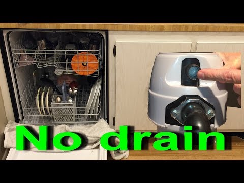 Dishwasher not draining after Garbage Disposal installation Remove knockout plug