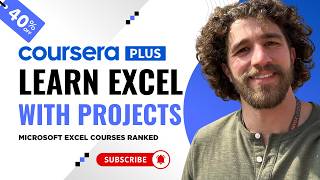 Microsoft Excel Learn with Projects Review 2026 | Best Coursera Excel Certificate?