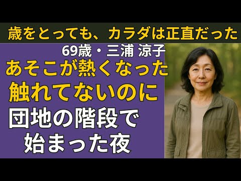 【シニア恋愛】69歳の恋。雨の夜、知らない男の家に入った日—その後、全てが変わった【実話】| シニア恋愛