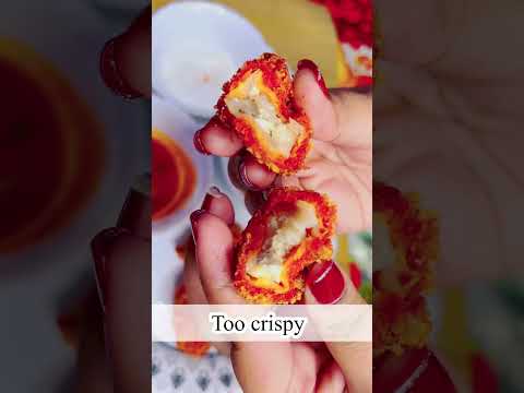 🌯🔥 Street Style Kurkure Momos! Crispy, Spicy & Yummy 😍 | #StreetFoodIndia #foodiereels #shorts