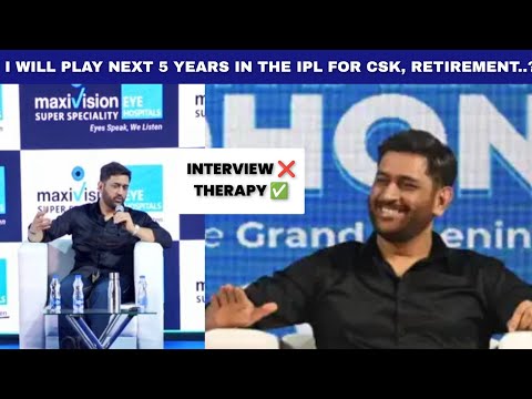MS Dhoni latest Interview Maxivision 2025 | Ms dhoni on his Retirement | Ms dhoni podcast | IPL 2026