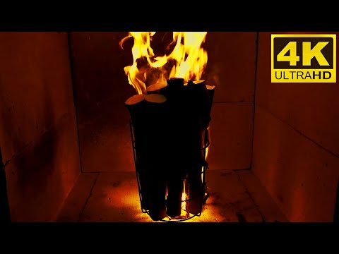 4K Fireplace White Noise 🔥 Fire Ambience with Soft Crackles🔥Burning fire sounds For Sleep, Relax