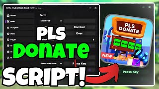 Pls Donate 💸 SCRIPT - Inf Robux, Auto Chat, Auto Cash e Auto Farm!! (Mobile & PC) PASTEBIN 2025!!
