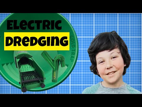 Electric Dredging #goldprospecting #prospecting #gold #panning
