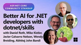 ASP.NET Community Standup: Better AI for .NET developers with dotnet/skills