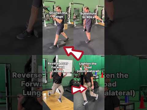 Lunge Modifications for Knee Pain