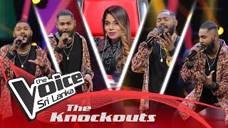 Nuwanga Samarasinghe | Manike Mama Aye Gedara Enawa (මැණිකෙ මම) |The Knockouts | The Voice Sri Lanka