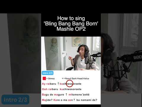 Master the Pronunciation of ‘Bling Bang Bang Born’ | Quick Guide 🎤✨ #singing #blingbangbangborn