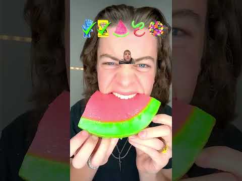 Giant sour candy ASMR