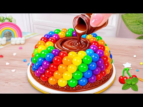 Best Of Pop it Jelly Pudding Cakes 🌈 Miniature Rainbow Chocolate Cake Recipes 🎈 Cake In Wonderland