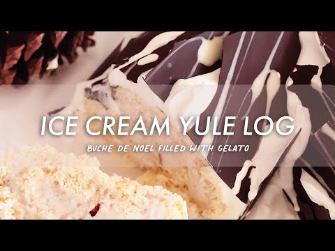 Ice Cream Yule Log Recipe
