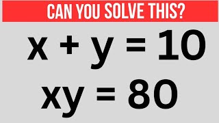 Can You Solve This In 30 Seconds ?  | 🏆 A Nice Math Olympiad Algebra...