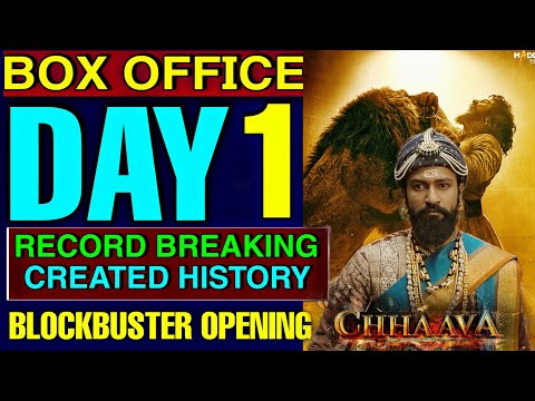 Chhaava Box Office Collection Day 1 | Chhaava Movie 1st Day Collection | Vicky Kaushal, Rashmika M