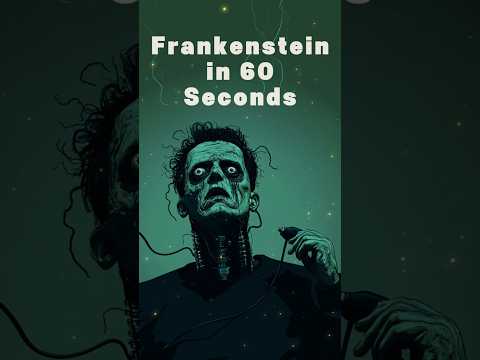 Frankenstein in 60 seconds. #classicbooksaudiobook #classicbooks #frankenstein #bedtimestories