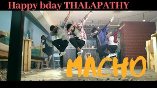 #HappybirthdayThalapathy MERSAL - MACHO ( dance cover ) | Choreography by KARTHYKEYAN|A.R.RAHMAN