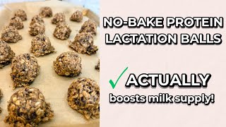 No-Bake Protein Lactation Balls that Boost Milk Supply