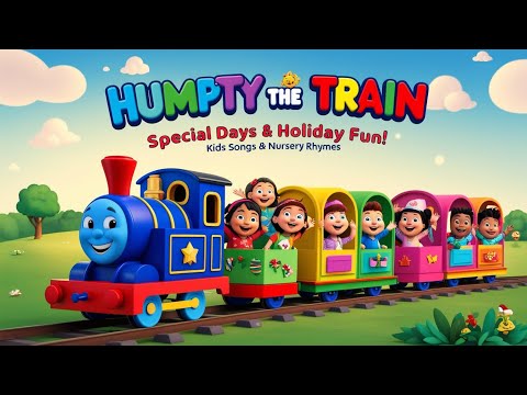 "Humpty the Train 🚂 | Special Days Poem for Kids | Fun Learning Nursery Rhyme & Song"
