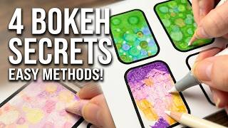Bokeh Coloring Tutorial | Markers, Pencils, Pastels & Pens 🫧