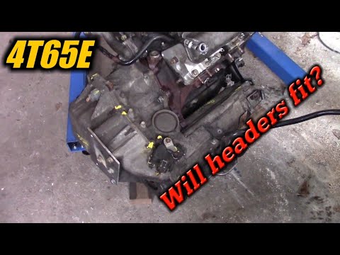 Test fitting 3400 headers with a 4T65e-HD
