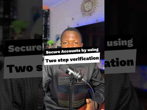 How to set a two step verification password | how to secure accounts #tech #shorts #feed