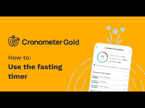 How To: Use The Fasting Timer (Gold Feature)