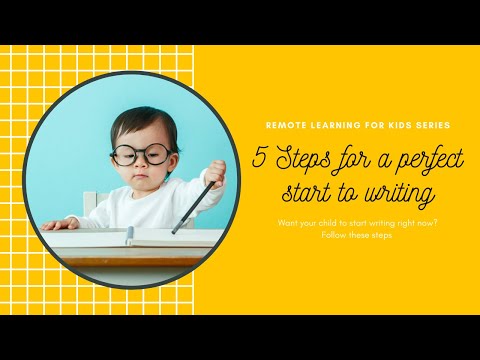 5 Steps of Montessori Parenting for a Perfect Start to Writing for kids | Junior Scholars Montessori