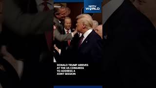 Donald Trump News | Trump Arrives At The the US Congress to Address A Joint Session