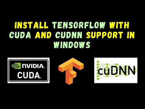 How to Install Tensorflow with #CUDA, #cuDNN, and GPU support - Step by Step Tutorial