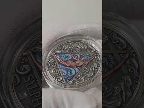 SYLPH - Four Elementals #sylph #fourelements #coin #coincollecting #silver #unboxing #collectors