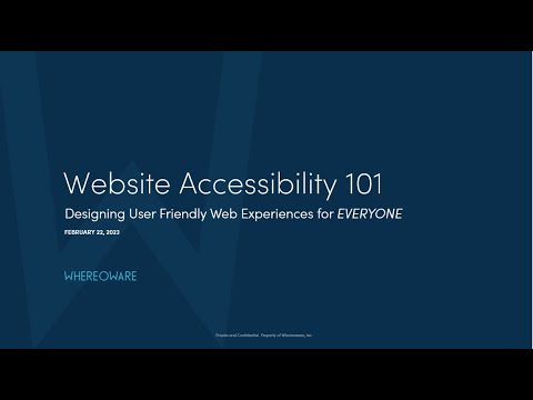 WOW Web Accessibility Webinar