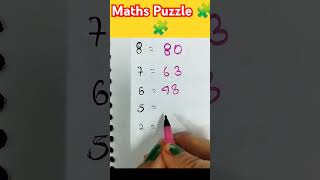 Math hack Amazing trick😱😱 /puzzle with maths 🧩🧩 #quicktricks #maths. #youtubeshorts  #knowledgeAdda