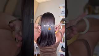 POV you can finally do this on short hair 🙏🏼 #hairhacks